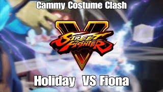 Street Fighter Cammy Costume Clash 5 Holiday VS Fiona