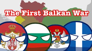 The First Balkan War - Countryballs