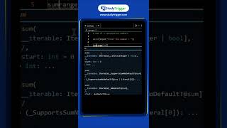 Master Python: Sum of n Consecutive Numbers in 1 Line 🐍🔢 | StudyTrigger