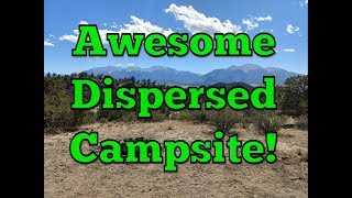 Awesome Dispersed Camping Campsite on National Forest Land -FREE Camping!