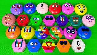 Looking For Numberblocks Clay With Mixed Shapes Slime - Satisfying Slime ASRM