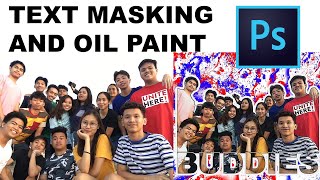 Tutorial: Text Masking and Oil Paint [PHOTOSHOP]