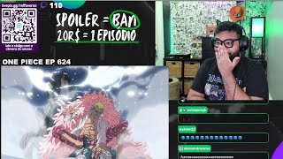 RAFFAVERSO REAGINDO AOKIJI SALVA SMOKER DE DOFLAMINGO| PUNK HAZARD| ONE PIECE EP 624