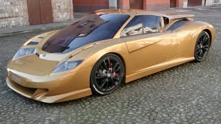 Edonis B.Engineering con motore Bugatti EB 110#shorts