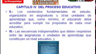 ARTÍCULO 47: LEY  DE EDUCACIÓN EN PRO DE UNA SOCIEDAD DE VALORES.