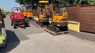 Yanmar AF330 hidraulikus front vonófejjel / with hidraulic front trailer hitch