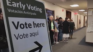 Early voting in Connecticut kicks off with long lines | NBC New York