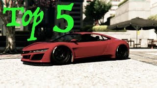 Top 5 Best Sports Cars In GTA 5 Online