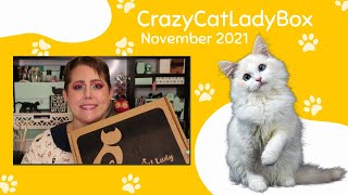 Crazy Cat Lady Box Unboxing November 2021