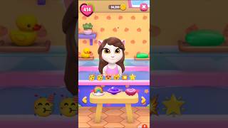 my talking angela2 game play video//Angela bathing 😲#short#angela2#games #funny