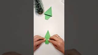 Орігамі ялинка з бумаги #origami #origamipaper #origamichristmastree