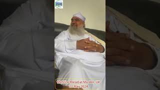 Mehfil e Melad in Mr Arshad Home at Morden, UK, Hazrat khawaja Meboob Elahi shb (wadi Aziz shareef)