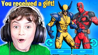 Gifting Little Bro *NEW* Deadpool & Wolverine BUNDLE! (FREE)