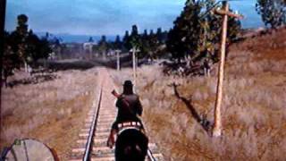 Red Dead Redemption Insane Exploding Horse!!