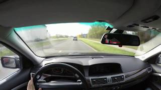 Gopro hero5 timelapse Palic-Subotica with BMW 750Li V8. Shoot from inside.