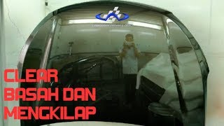 CAT OVEN HONDA JAZZ CRYSTAL BLACK//BENGKEL BODY REPAIR