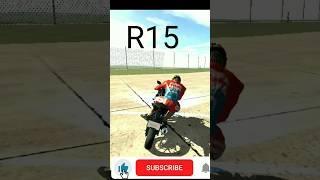 indian bike 3d game ktm indian bike game vs R15 #ytshorts #indianbikedriving3d #shorts #gaming #game