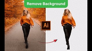 how to remove background | illustrator tutorial