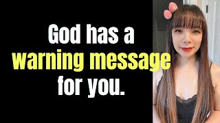 God has a WARNING message for you. (Accusation)  #propheticword #dailyprophetic #dailypropheticword