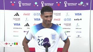 England 3 - 0 Senegal | Jude Bellingham post-match interview