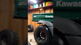 Attempting a Burnout with a Kawasaki Mule 610 on 26s