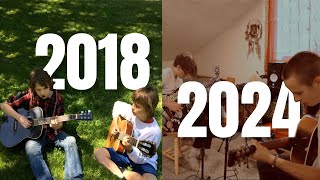 Our 6 YEARS of Guitar Progress (on a SINGLE SONG)!