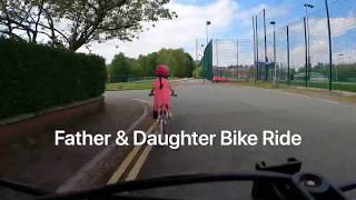 GoPro Timewarp father and daughter bikeride