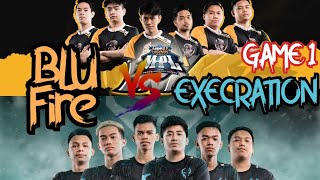 EXECRATION vs BLU FIRE | Game 1 - BO3 | MPL-PH SEASON 6 WEEK 2 DAY 1