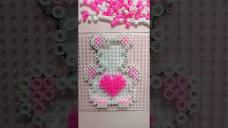 💓How to make a Cute Bear with hama beads #ytshorts #shorts #short #shortvideo #shortsviral #trending