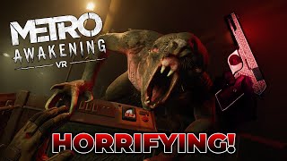 Metro VR is HORRIFYING! - Metro Awakening (PSVR2)