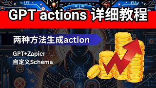 【AI】GPT actions从基础到高级 | 两种方法生成GPT action | GPT集成Zapier与自定义Schema