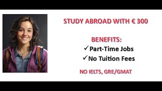 No Tuition Fees (Study for Free) | Work While Studying