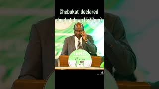 Chebukati declared dead at dawn today #azimiolaumoja #rutomustgo #backtothepeople #endneocolonialism