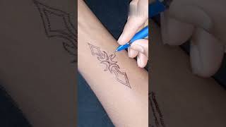 DIY temporary tattoo making with super duper trick#shorts #artist_RAJ