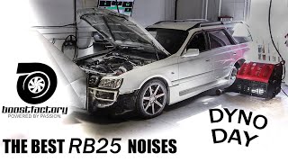 RB25-NEO STAGEA HITS THE DYNO W/ A NEW TURBO + MORE