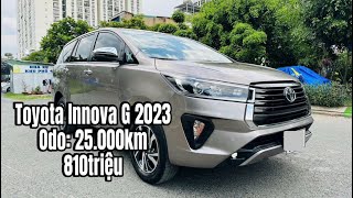 Toyota Innova G 2023 2v5 quá đẹp chỉ từ 810triệu - 8 chỗ rộng rãi gầm cao máy thoáng