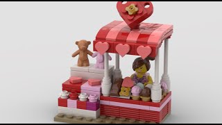 Love is in the Bricks: Valentine's Day Stand MOC