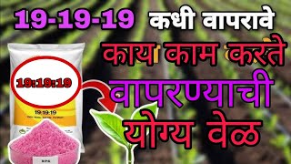 NPK 19:19:19 विद्राव्य खता बद्दल संपूर्ण माहिती.Water Soluble Fertilizer #watersoluble #agri #india