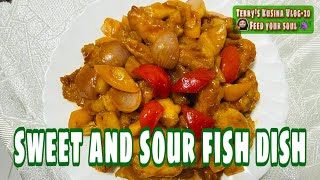 How to make Sweet and Sour Fish Dish  #yummy #healthyfood #sweetandsourfish