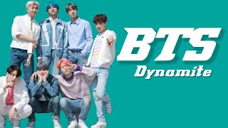 Dynamite - BTS ( lirik ) lyrics