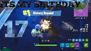 TODAY I TURN 17! (CRAZY) NEW SKIN AND REMOTE GIUDED MISSILE, VICTORY ROYALE