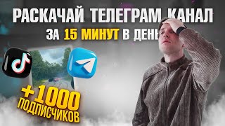 Раскрутка Телеграм канала через Tik-Tik в 2024