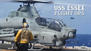 USS Essex Flight Operations in the Pacific