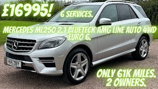 Mercedes ML25 2.1 BlueTech AMG Line Auto 4WD Euro 6!