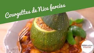 Courgettes de Nice farcies à L'Omnicuiseur Vitalité