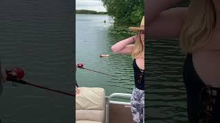 I threw a fake leg into the lake😳