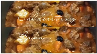 KALDERETANG BAKA | BEEF CALDERETA