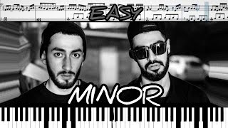 Miyagi & Andy Panda - Minor (на пианино + ноты) EASY