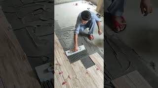 Wooden Floor Tile Design Fitting