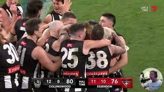 30 Calls In 30 Days (Day 7) - Collingwood v Essendon Round 19 2022 Jamie Elliott's Goal After Siren